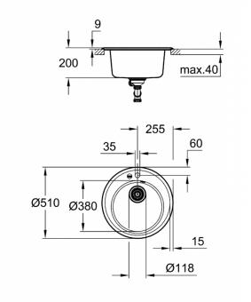 Мойка GROHE K200 31656AP0: 2