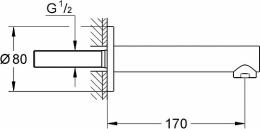 Излив для ванны GROHE CONCETTO 13280001: 2