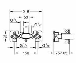 Скрытая часть GROHE 26449000: 2