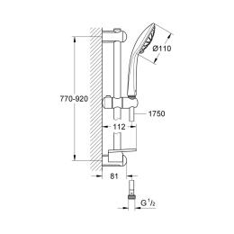 Душевой гарнитур GROHE Euphoria 110 Massage 27226AL1: 2