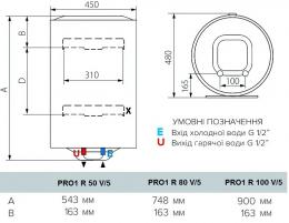 Водонагреватель ARISTON PRO1 R 80 V/5: 4