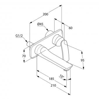 Смеситель для умывальника KLUDI BALANCE 522468775: 2