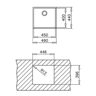 Мойка TEKA BE LINEA RS15 45.40 115000006: 2