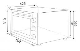 Электрическая печь VENTOLUX NIKA 45 (WH) 2G: 4