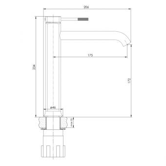 Смеситель для умывальника IMPRESE BRENTA ZMK071901011: 2