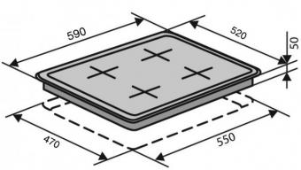 Варочная поверхность газовая VENTOLUX HG C7G CEST (WH): 4