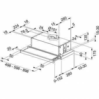 Вытяжка кухонная Franke Flexa FTC 532L WH 315.0547.795: 2