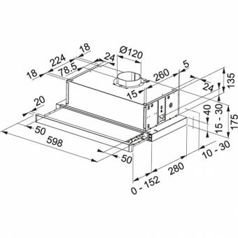 Вытяжка кухонная Franke Flexa FTC 632L BK 315.0547.798: 3