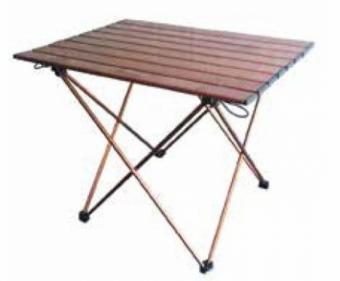 Стол COMPACT складной алюминиевый 55х40х38см Tramp (RF-061): 1