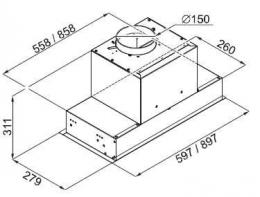 Вытяжка Best Chef Space Box 1000 Black 60 (4F481B2L7E): 6