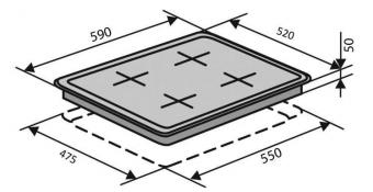 Варочная поверхность газовая VENTOLUX HG640 B2 S (X): 4