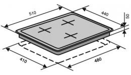 Варочная поверхность газовая VENTOLUX HSF430-P3 CS (X): 5