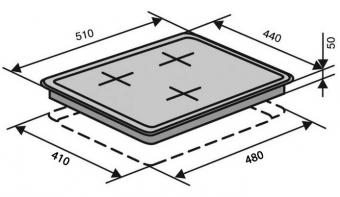 Варочная поверхность газовая VENTOLUX HSF430-P3 CS (X): 5