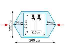 Палатка Tramp Colibri v2 (TRT-034): 3