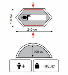Палатка Tramp  Lightbicycle v2 (TRT-033): 3