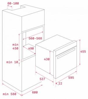 Духовой шкаф Teka UrbanColor HLB 8400 черное стекло 111000005: 3