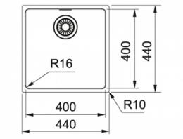 Мойка FRANKE MRX 210-40 127.0598.745: 2