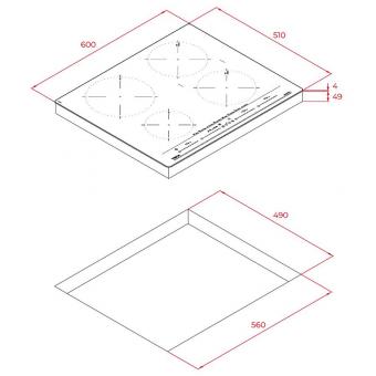 Индукционная поверхность Teka IZC 64630 BK MST 112500022: 3