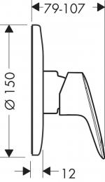 Смеситель для душа HANSGROHE LOGIS 71666000: 2