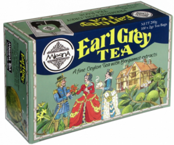 Чай MLesnA черный цейлонский с бергамотом Earl Grey ЭРЛ ГРЕЙ в пакетиках 100шт (02-021)