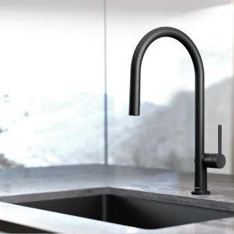 Смеситель для кухни HANSGROHE Talis M54 черный матовый 72804670: 1