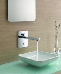 Смеситель электронный для умывальника KLUDI ZENTA 3850005: 3