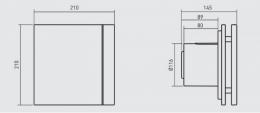 Вытяжной вентилятор Soler&Palau SILENT-200 CRZ SILVER DESIGN - 3C (230V 50): 2