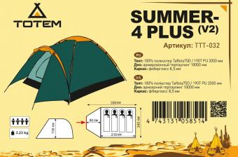 Палатка Totem Summer 4 Plus (v2) (TTT-032): 1