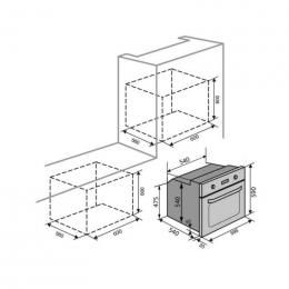 Духовой шкаф электрический VENTOLUX DUBLIN 6MT (GRS): 2