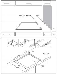 Варочная поверхность Samsung NZ64T3516QK/WT: 3