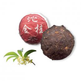 Чай Бриллиантовый Дракон китайский Пуэр Туо с османтусом 100 грм (1732): 1