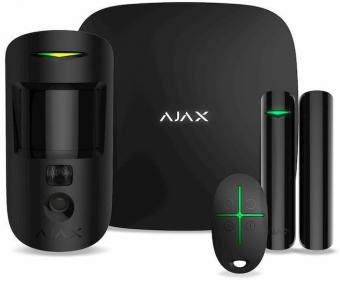 Комплект охранной сигнализации Ajax StarterKit Cam Plus black: 1