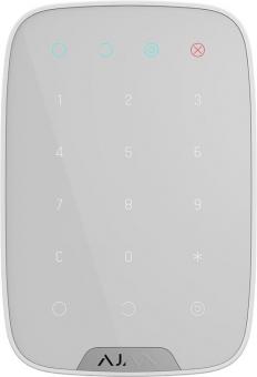 Беспроводная сенсорная клавиатура Ajax KeyPad white: 1