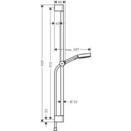 Душевой гарнитур HANSGROHE PULSIFY SELECT 24170000: 2