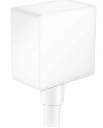 Шланговое подсоединение HANSGROHE FIXFIT белый матовый 26455700: 1