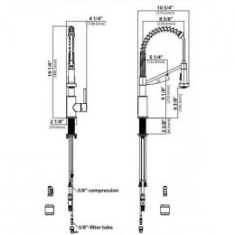 Смеситель для кухни KRAUS KFF-1610MB: 2