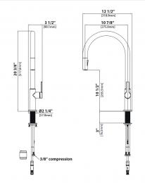 Смеситель для кухни KRAUS KPF-2821SFS: 2