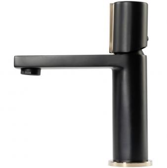Смеситель для умывальника Rea ICON Black/L.Gold REA-B5680: 2