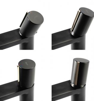 Смеситель для умывальника Rea ICON Black/L.Gold REA-B5680: 4