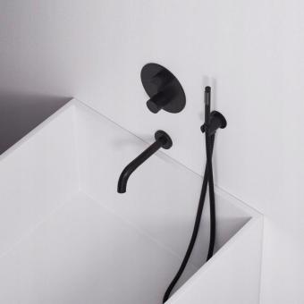 Смеситель для ванны REA Lungo черный REA-P6300: 5