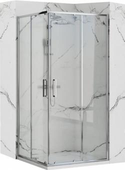 Душевая кабина Rea Punto 90x90 chrom безопасное стекло, прозрачное REA-K0867: 1