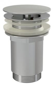 Донный клапан для раковины без перелива RAVAK ClickClack, хром X01439: 1