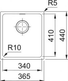 Мойка FRANKE SID 110-34 черный 144.0649.548: 2