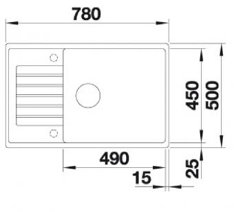 Мойка BLANCO ZIA XL 6S Compact черный 526019: 2