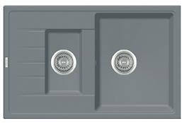 Мойка FABIANO Classic 78x50x15 Grey Metallic 8221.201.0069: 1