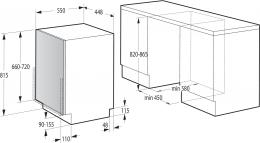 Встраиваемая посудомоечная машина Gorenje GV520E10S: 4