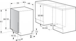 Встраиваемая посудомоечная машина Gorenje GV520E10: 3
