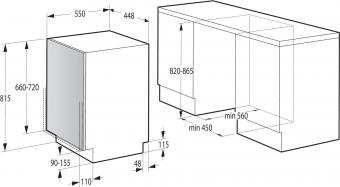 Встраиваемая посудомоечная машина Gorenje GV520E10: 3