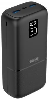Универсальная мобильная батарея Sigma mobile X-Power SI30A3QL 30000mAh Black: 2