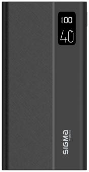 Универсальная мобильная батарея Sigma mobile X-Power SI40A3QL 40000mAh Black: 1